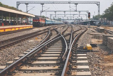 પ્રતાપનગર રેલવે સ્ટેશન પર ટ્રેક સુધારણા કાર્ય પૂર્ણ | Track improvement work completed at Pratapnaga…