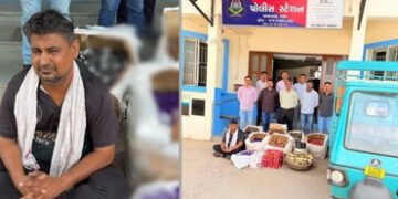 અમદાવાદ: સરખેજમાં પાર્સલની આડમાં ચાલતું દારૂનું નેટવર્ક ઝડપાયું, 4,401 બોટલો સાથે રાજસ્થાનના શખસની ધ…