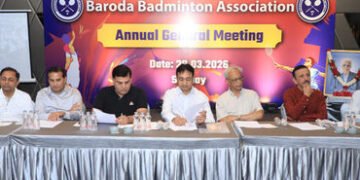 બરોડા બેડમિન્ટન એસોસિએશનની વાર્ષિક સામાન્ય સભા યોજાઈ | Baroda Badminton Association Annual General M…