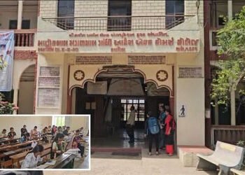 પંચમહાલ: ગુરુ ગોવિંદ યુનિવર્સિટીનો છબરડો, બી.કોમ સેમ-4ના પેપરમાં સેમ-2ના પ્રશ્નો પૂછાયા! | Panchmaha…