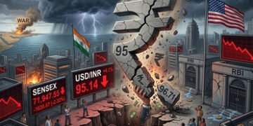 રૂપિયામાં રૅકોર્ડ કડાકો: ડૉલર સામે પ્રથમવાર 95ને પાર, RBIની દખલ છતાં કેમ તૂટ્યું ભારતીય ચલણ? | India…