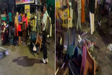 વડોદરાના સયાજીગંજમાં ડેરીડેન પાસે કાર ચાલકે ચા ની લારી પાસે બેઠેલા ગ્રાહકો પર કાર ફેરવી દેતા ત્રણ ઘા…