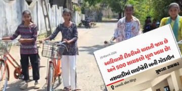 નસવાડીમાં 5 મહિનાથી ધૂળ ખાતી સાયકલો વિદ્યાર્થિનીઓને સોંપાઈ, ‘ગુજરાત સમાચાર’ના અહેવાલ બાદ વહીવટી તંત્…