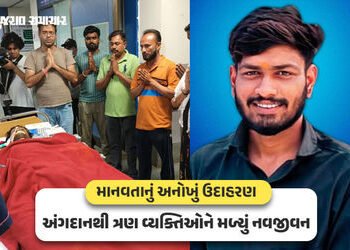 ભાવનગરના 22 વર્ષીય બ્રેઇનડેડ યુવાનના એક લીવર અને બે કિડનીનું દાન, સિવિલ હોસ્પિટલમાં 233મું અંગદાન | …