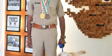 16 વર્ષ પછી ગુજરાત પોલીસ ડોગ ‘ચેક’ રાષ્ટ્રીય પોલીસ ડ્યુટી મીટમાં ગોલ્ડ મેડલ જીત્યો