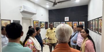 ગ્રામ્ય ગુર્જરી કળા ચેરિટેબલ ટ્રસ્ટ અને ગુજરાત લોક કલા ફાઉન્ડેશન દ્વારા આયોજિત કલા પ્રદર્શન તેમજ પ્ર…