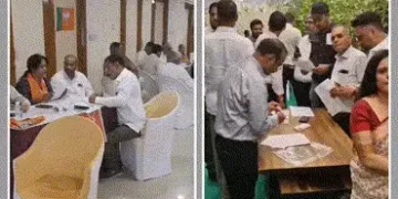 અમદાવાદમાં ભાજપની સેન્સ પ્રક્રિયાનો પ્રારંભ, શહેર પ્રમુખની ઉપસ્થિતિમાં દાવેદારોનો જમાવડો | BJP Candi…