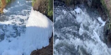 જાંબુવા નદીમાં કેમિકલની ટેન્કરો ઠાલવી જતા આંખોમાં બળતરા, શ્વાસમાં તકલીફના આક્ષેપો | eye irritation b…