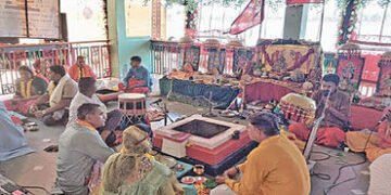 મુનસર કાંઠે મેલડી માતાના મંદિરે નવચંડી યજ્ઞા | Navchandi Yagya at the temple of Meldi Mata on the ba…