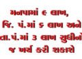 મનપામાં 9 લાખ, જિ. પં.માં 6 લાખ અને તા.પં.માં 3 લાખ સુધીનો જ ખર્ચ કરી શકાશે | Only 9 lakh can be spe…