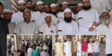 VIDEO | પંચમહાલ: શહેરામાં UCCનો વિરોધ, મુસ્લિમ સમાજે જુમ્માની નમાઝમાં હાથે કાળી પટ્ટી બાંધી નોંધાવ્ય…