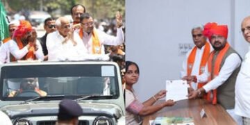 ઉમરેઠ બેઠકની પેટા ચૂંટણી માટે ભાજપના ઉમેદવાર હર્ષદ પરમારે ઉમેદવારી પત્ર ભર્યું, CMની હાજરીમાં ભવ્ય શ…