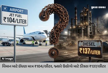 સરકારની બેવડી નીતિ! વિમાની કંપનીઓ માટે રાતોરાત ઈંધણના ભાવ ઘટાડ્યા, પણ ઉદ્યોગો માટે ડીઝલ મોંઘુદાટ | i…