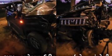 VIDEO : યુપીમાં ભયાનક અકસ્માત : ટેન્કર સાથે અથડાતા SUVના ફુરચા ઉડ્યા, બાઈક પણ ફંગોળાઈ, 5ના મોત, 3ને …
