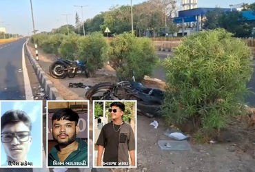 પોરબંદરમાં વહેલી સવારે ગમખ્વાર અકસ્માત, બે બાઈક વચ્ચેની ટક્કરમાં ચાર યુવાનોના મોત | Porbandar Airpor…