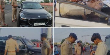 જામનગર શહેરમાં ટ્રાફિક પોલીસની ડાર્ક ફિલ્મ સંબંધમાં કડક કાર્યવાહી એક ડઝનથી વધુ કેસ કરાયા | Strict ac…