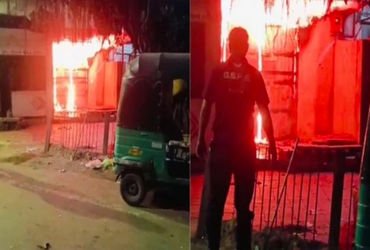 ફતેપુરા મંગલેશ્વર ઝાંપા ખાતે પોલીસ સ્ટેશન નજીક દુકાનમાં આગ, બાજુની દુકાન અને રહેણાંક વિસ્તાર બચાવી લ…