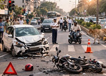 છેલ્લા ૨૫ દિવસમાં અકસ્માતના ૩૨ બનાવમાં ૯ના મોત, ૩૬ ઈજાગ્રસ્ત | 9 dead 36 injured in 32 accidents in …