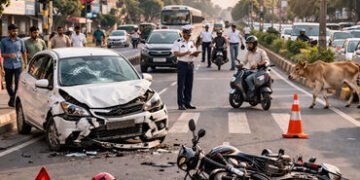 છેલ્લા ૨૫ દિવસમાં અકસ્માતના ૩૨ બનાવમાં ૯ના મોત, ૩૬ ઈજાગ્રસ્ત | 9 dead 36 injured in 32 accidents in …