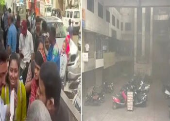 વડોદરામાં સયાજીગંજના સિલ્વર કોમર્શિયલ કોમ્પ્લેક્સમાં આગ લાગતા નાસભાગ મચી, કોમ્પ્લેક્સ ખાલી કરાવ્યું …