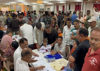 જામનગર મહાનગરપાલિકાની ચૂંટણી : ભાજપ દ્વારા ઉમેદવારી ફોર્મ ભરવાની પ્રક્રિયાનો ધમધમાટ : કાર્યકરો ઉમટ્ય…