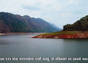 દેશના 166 મોટા જળાશયોમાં પાણી ઘટયું, બે મહિનામાં 22 ટકાનો ઘટાડો | Water levels in 166 major reservoi…