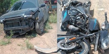 સાબરકાંઠા: તલોદના ચેખલા પાસે કાર અને બાઈક વચ્ચે ગમખ્વાર અકસ્માત, દંપતી પૈકી પત્નીનું કમકમાટીભર્યું મ…