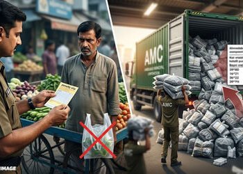 એક તરફ કંપનીઓને દંડ ફટકારતું AMC હવે ખુદ 6.90 લાખ નંગ પ્લાસ્ટિકની થેલી ખરીદશે | ahmedabad municipal …