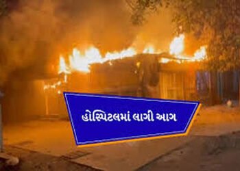લીલાસર્કલ આલેખ કોમ્પ્લેક્ષમાં લાગેલી આગ હોસ્પિટલમાં પ્રસરતા દોડધામ | Fire breaks out in Leelasarkal …