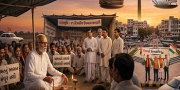 45 વર્ષ અગાઉ રાજકોટમાં પક્ષપલટાના વિરોધમાં ચીમન શુક્લએ 21 દિવસ ઉપવાસ કર્યા હતા | chiman shukla 21 da…