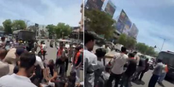 GCAS પોર્ટલના વિરોધમાં ABVP ના દેખાવોથી ટ્રાફિક જામમાં લોકો અટવાયા, 30 ની અટકાયત | ABVP protests aga…