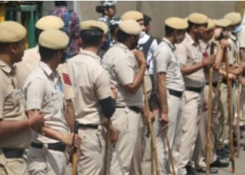 શહેરમાં પરશુરામજીની શોભાયાત્રા, ચૂંટણી અને PSIની પરીક્ષા નિમિત્તે બંદોબસ્ત | police deployed for ele…