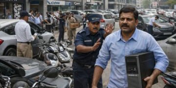 નિયમો નેવે મુકાયા: પાર્કિંગ વગર જ કોમર્શિયલ બિલ્ડિંગોને ‘BU’ની લહાણી! અમદાવાદના પોશ વિસ્તારોમાં પાર્…