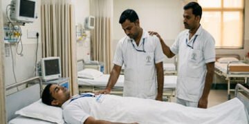 જામનગરમાં એક હોસ્પિટલમાં ફરજ બજાવતા નર્સિંગ સ્ટાફ બ્રધરનું એકાએક પલ્સ ધીમા પડી ગયા બાદ અપમૃત્યુ | Nu…