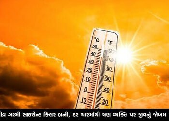 તીવ્ર ગરમી સાઇલેન્ટ કિલર બની, દર ચારમાંથી ત્રણ વ્યક્તિ પર જીવનું જોખમ ! | Intense heat has become a …