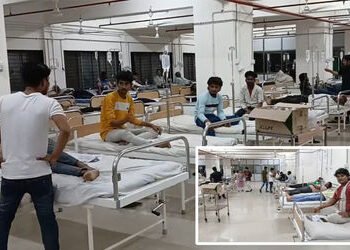 જામનગર નજીક લેબર કોલોનીમાં ફૂડ પોઈઝનિંગ, 47 શ્રમિકો હોસ્પિટલે ખસેડાયા | Food poisoning in labor colo…