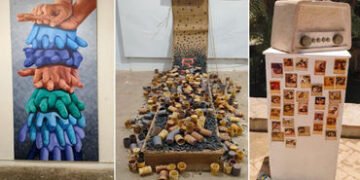 વિદ્યાર્થીઓએ કલાકૃતિઓ થકી કરી મનની વાત, ફાઈન આર્ટસ ફેકલ્ટીના પ્રદર્શનનો પ્રારંભ, જૂઓ તસવીરો | Studen…