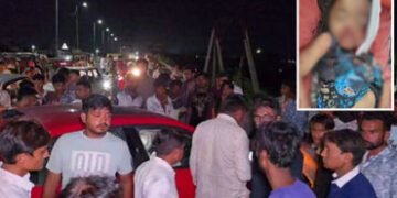 જામનગરના કાલાવડ નાકે પૂરપાટ દોડતી કારે બાઈકને અડફેટે લીધું, 5 વર્ષની બાળકીનું મોત, દંપતી ગંભીર | Jam…