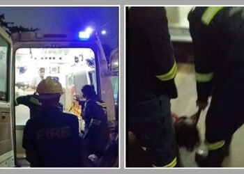 જામનગરમાં એપોર્ટમેન્ટમાં બીજા માળે ભીષણ આગ, એકલવાયું જીવન જીવતા પ્રૌઢનું મોત | Jamnagar Fire: Man Di…