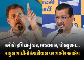 ‘વેગન-આર લઈને આવ્યા અને સીધા શીશમહેલ પહોંચી ગયા’, રાહુલ ગાંધીના કેજરીવાલ પર પ્રહાર | Rahul Gandhi Sl…