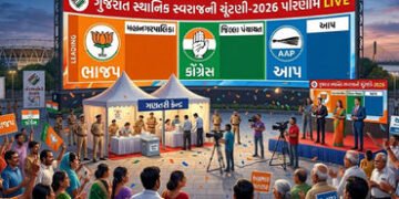 LIVE : ગુજરાત સ્થાનિક સ્વરાજની ચૂંટણીના આજે પરિણામ, ભાજપ-આપ કે કોંગ્રેસમાંથી કોનું પલડું ભારે? | Guj…