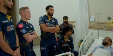 અમદાવાદમાં ગુજરાત ટાઇટન્સની ‘સરપ્રાઈઝ વિઝિટ’: કેન્સર સામે લડતા દર્દીઓની હિંમત વધારી | gujarat titans…
