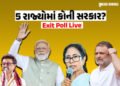 Exit Poll 2026 Live: આસામમાં ભાજપની હેટ્રીકનું અનુમાન, એક્ઝિટ પોલના તારણ શરૂ, પશ્ચિમ બંગાળમાં કોની સ…