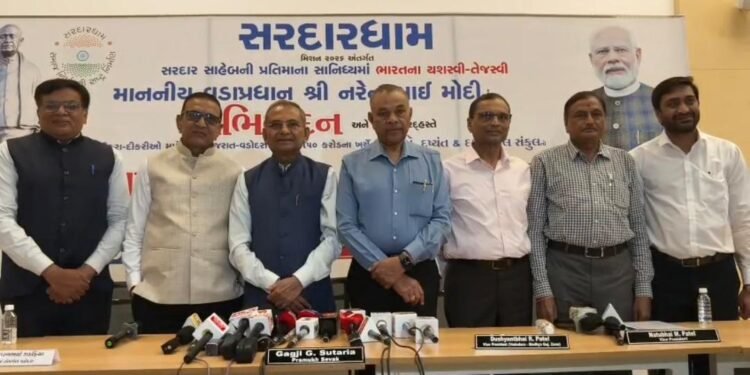 11મીએ પીએમ મોદી વડોદરામાં સરદારધામ 3 નું કરશે લોકાર્પણ. સરદાર રત્નથી પીએમને કરાશે સન્માનિત