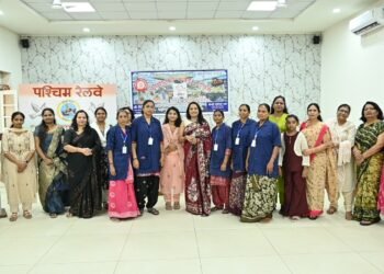 આંતરરાષ્ટ્રીય મજૂર દિવસ નિમિત્તે પશ્ચિમ રેલવે મહિલા કલ્યાણ સંગઠન, ભાવનગર મંડળ દ્વારા રેલવે કર્મચારીઓ…