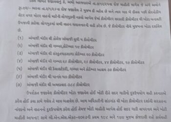 અંબાજી – જાહેર માહિતી અધિકારી દ્વારા ખોટી માહિતી આપવા બાબતે ફોજદારી કેસ કરવા મંજૂરી માંગતા અરજદાર.