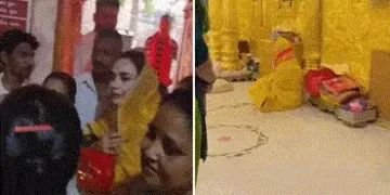 VIDEO | PBKSની માલિક પ્રીતિ ઝિન્ટા અમદાવાદના નગરદેવી મા ભદ્રકાળીના શરણે, સ્થાનિકો સાથે હોંશથી ફોટો પ…