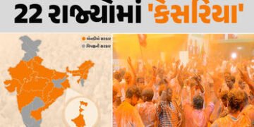 12 વર્ષમાં 8થી વધીને 22 રાજ્યોમાં ભાજપ-NDAની સરકાર, બંગાળનો અભેદ્ય કિલ્લો પણ જીત્યો | india shifting…