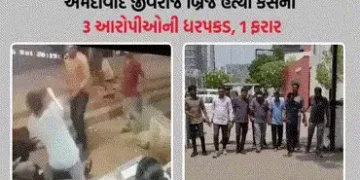 અમદાવાદ: રાજસ્થાન ભાગવાની ફિરાકમાં હતા જીવરાજ બ્રિજ હત્યા કેસના આરોપી, પોલીસે પ્લાનિંગથી પકડ્યા | Ah…