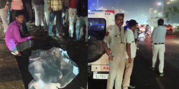 અમદાવાદ: બોપલના વકીલ સાહેબ બ્રિજ ઉતરતા આઇસર ચાલકે વ્યક્તિને અડફેટે લીધો, ઘટનાસ્થળે જ મોત | Road Acci…